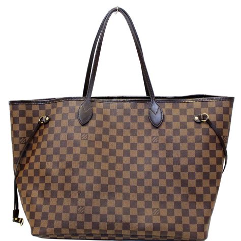 louis vuitton monogram cloth bag ebene